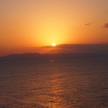 灯台から西表島が見られました。