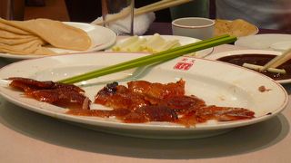 北京ダックが美味しかった！