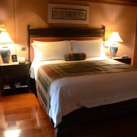 ぐっすりと眠れるベッドは、旅先では貴重。