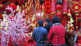 旧正月の飾りを買うなら、豫園周辺へ！