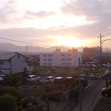 朝焼けが美しかったです