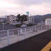 太田川の景観を楽しめる駅です