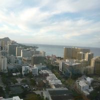 高層階に宿泊すると海まで見渡せる