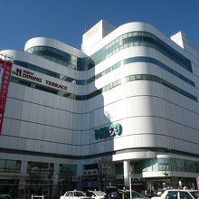 駅前の便利なパルコ