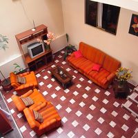 ラウンジの横には朝食場所。