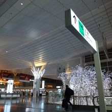 イルミネーションがキレイです。