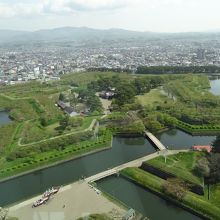 5月　五稜郭方面の眺め