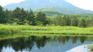 綺麗な逆さ冨士が見られました