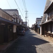 石畳の町並み