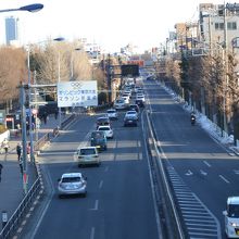 東京オリンピック　マラソン折り返し点