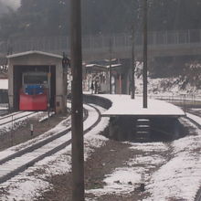 除雪車両も見られました