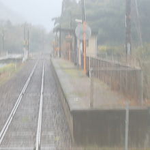 駅の遠景