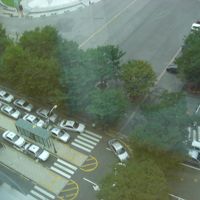 プサン駅のタクシーの列、お世話になりました。