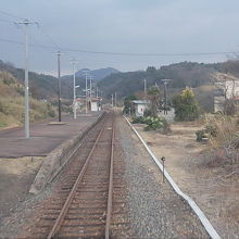 駅の遠景