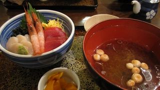 新鮮な海鮮料理がいただけます