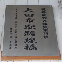 駅の跨線橋もお見逃しなく！