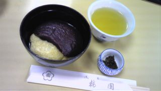 初めて食べるあわぜんざい