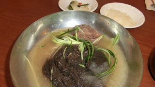 もちもち冷麺とシャリシャリのスープ