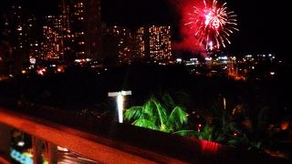 花火も見れます～