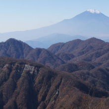 縦走路からの富士山