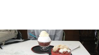 “ぜんざい”と“カキ氷”で地元で人気の店