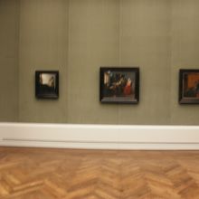 フェルメールの作品が２点が並んで展示されています