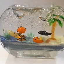 子供に人気の　アクアジェルキャンドル作りも