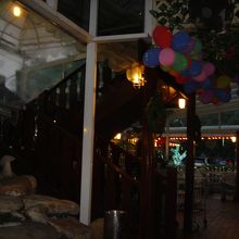 テラス席です。