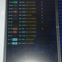 フライト一覧表