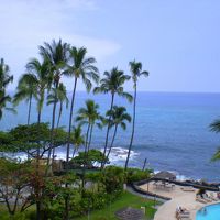 部屋から斜め右を見るとこの景色でした。