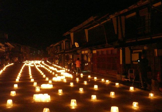 奈良井宿アイスキャンドル祭り