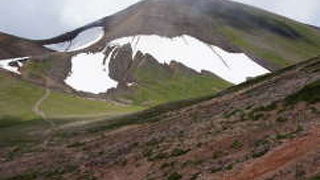 夏でも雪が一杯