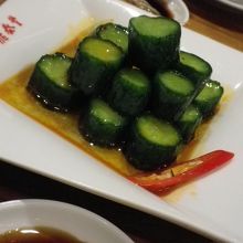 美味しいキュウリのお惣菜