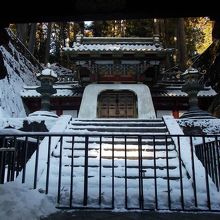 拝殿の順路出口の所から