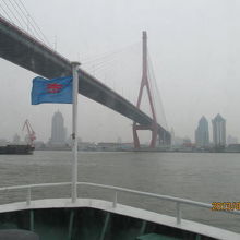 フェリーは浦東側へと進む。