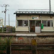 ホームだけの駅です