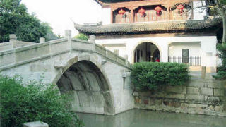 嘉定の孔廟の前にある庭園。