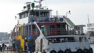 高雄市街地と旗津半島を結ぶフェリー