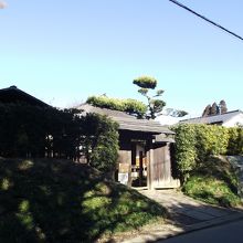 最初の旧河原家住宅の入口