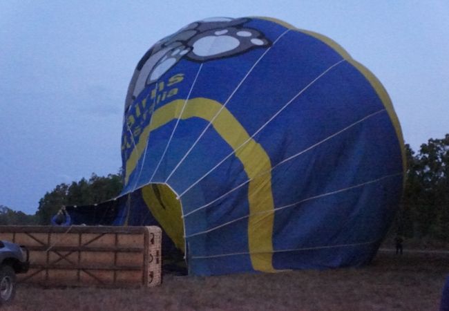 初 移動する気球の体験 