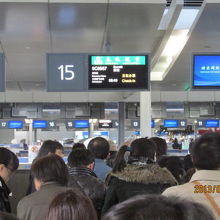 春秋航空第２ターミナルカウンター