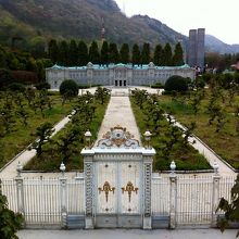 奥に、911で有名NYワールドトレディングセンターがあるのだ