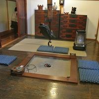 いろりで休憩でします。