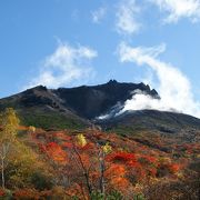那須岳の紅葉は絶景