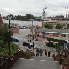 エルベ川　観光船乗り場