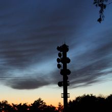 夕暮れ時の静寂