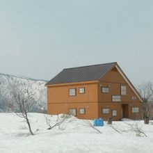 雪の中に