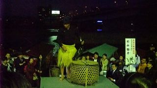 鵜飼い見物の集合場所です