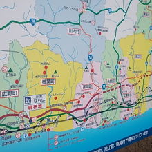 双葉郡内の地図