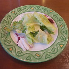 イタリアーナコース（980円）のサラダ